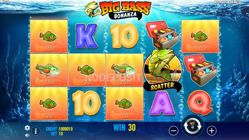 Recensie van de Big Bass Gold Mine gokkast - 96% RTP, jackpots en bonussen